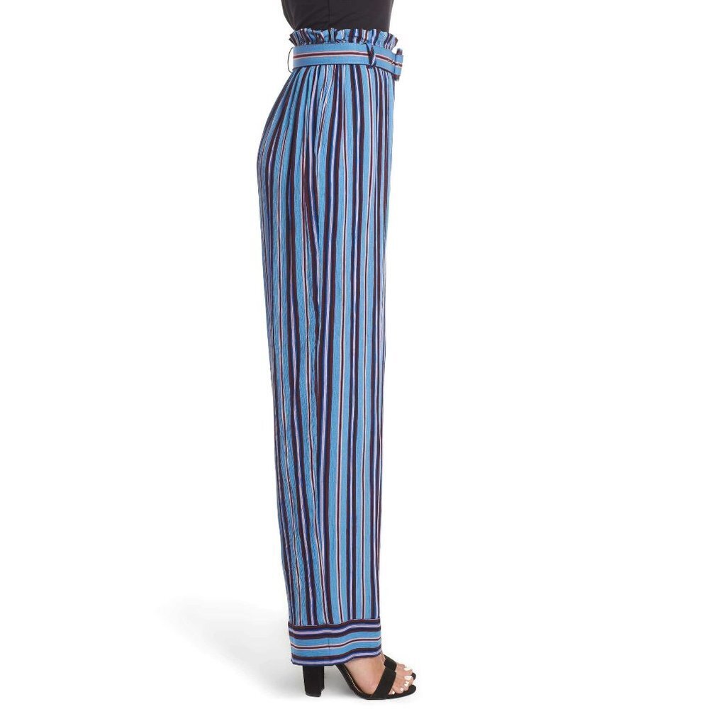 Band of Gypsies Blake Stripe‎ Paperbag High Waist Pants - Picture 3 of 9